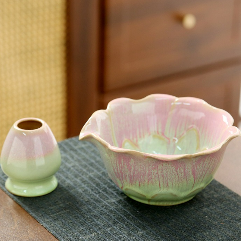 Matcha Bowl Chawan - Japanese Style Ceramic Matcha Bowl Green