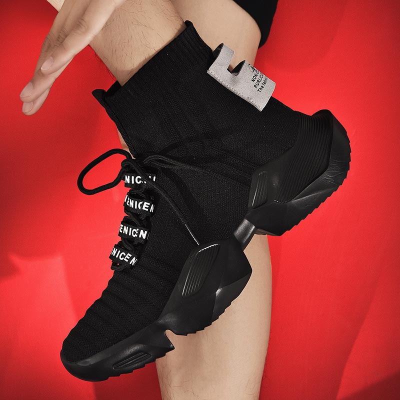 Japanese Lifestyle Health - Plus Size Hightop High-soled Men Sport
