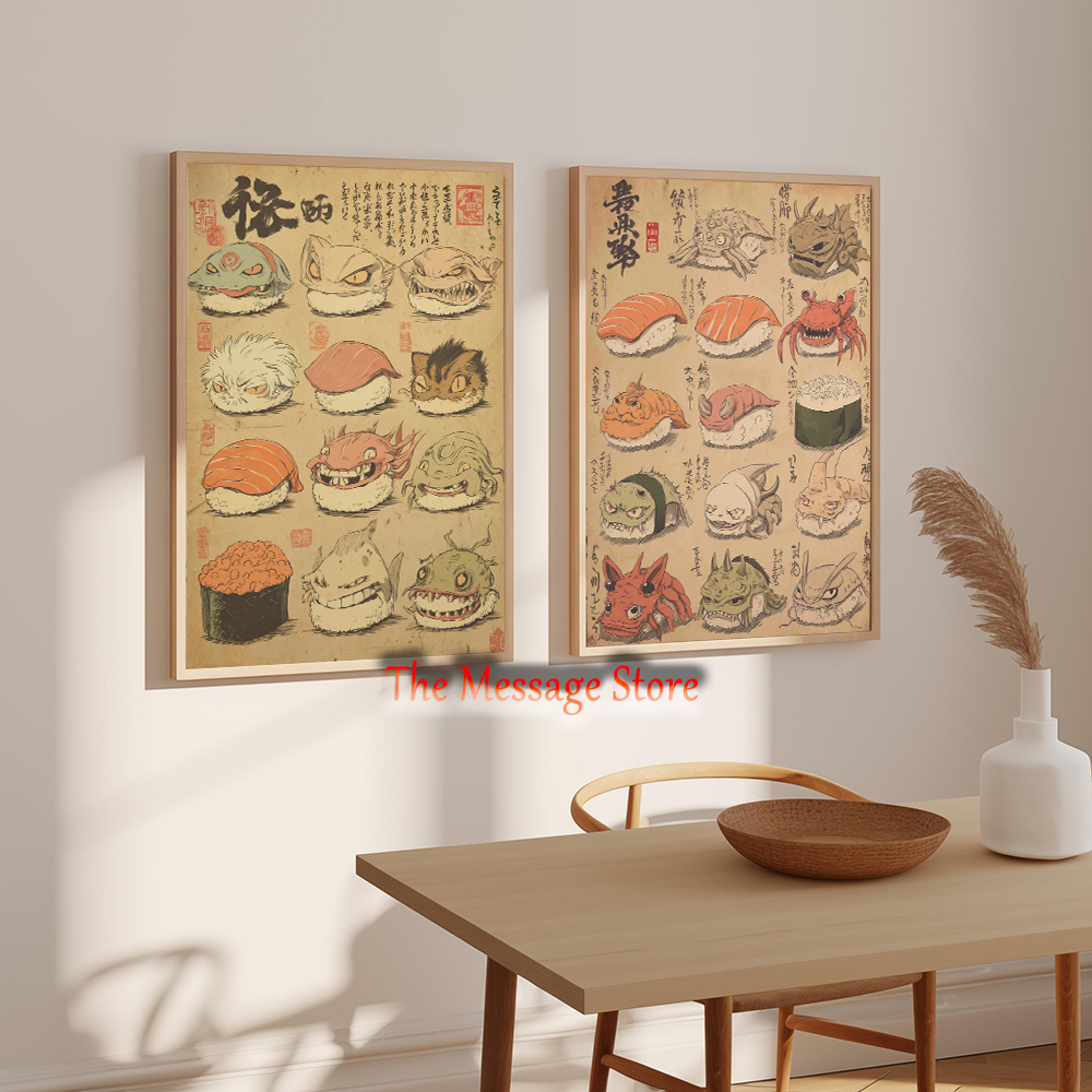 Japanese Sushi Monster Art Yok - đánh giá và giá Japanese Lifestyle And Food