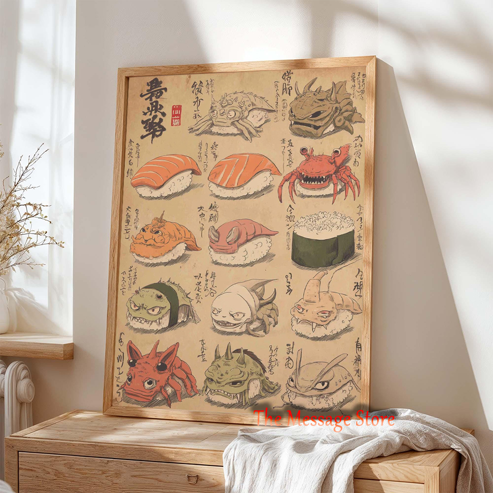Japanese Sushi Monster Art Yok - đánh giá và giá Japanese Lifestyle And Food