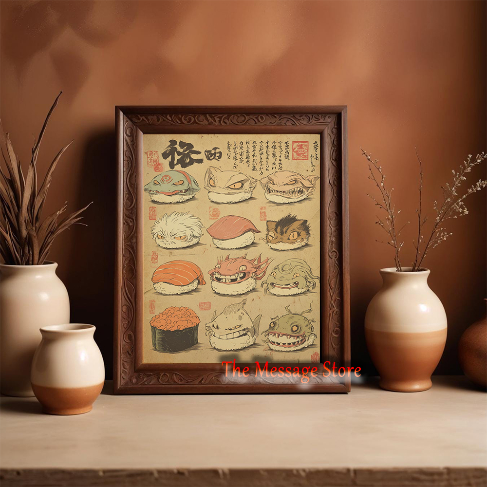 Japanese Sushi Monster Art Yok - đánh giá và giá Japanese Lifestyle And Food