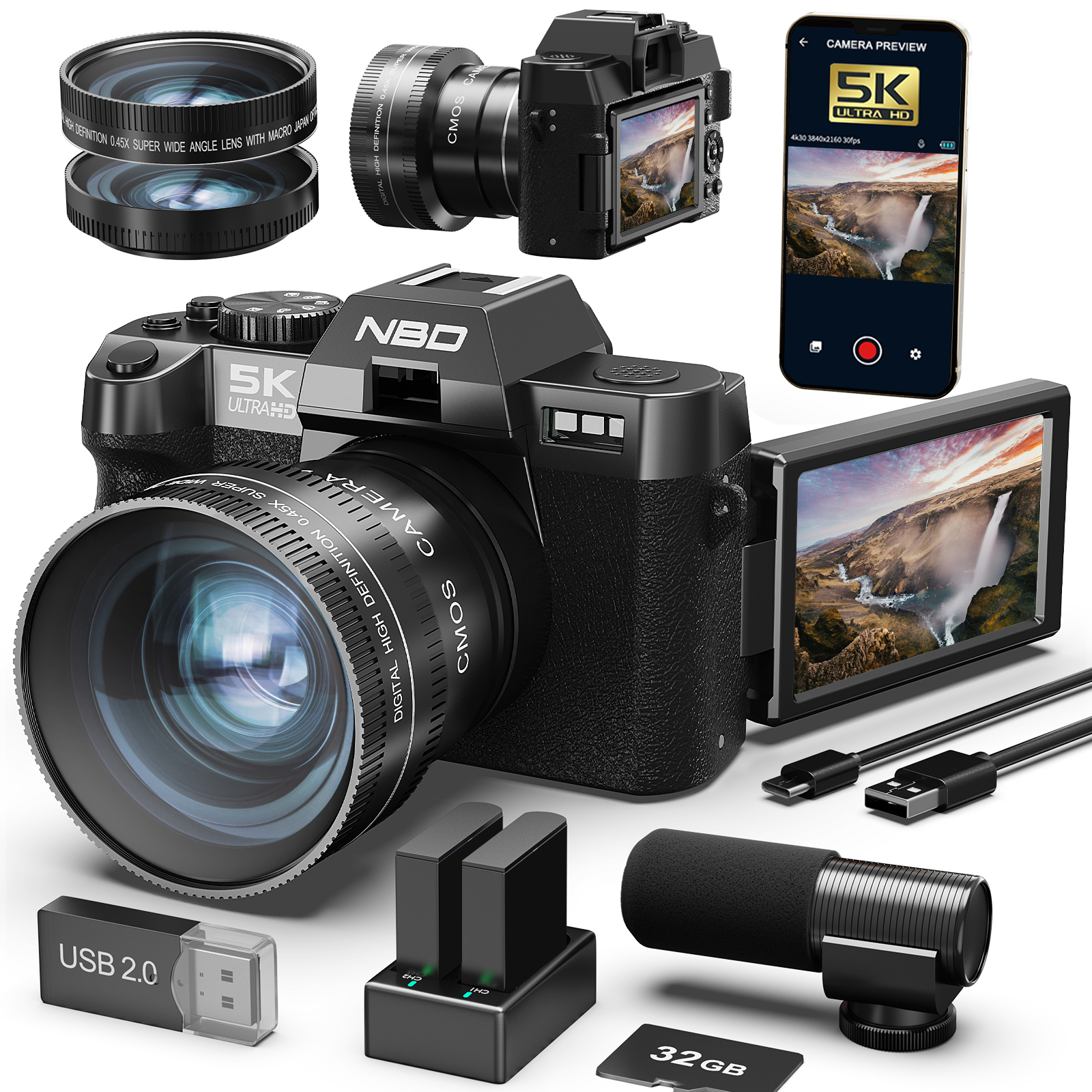 NBD 48MP&4K Digital Cameras fo - đánh giá và giá Japanese Lifestyle Gifts