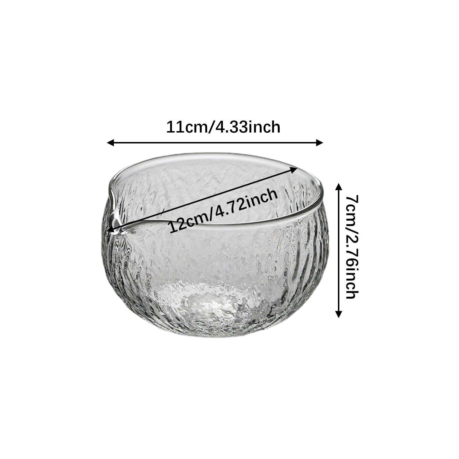Handcrafted Transparent Glass  - đánh giá và giá Matcha Bowl Chawan