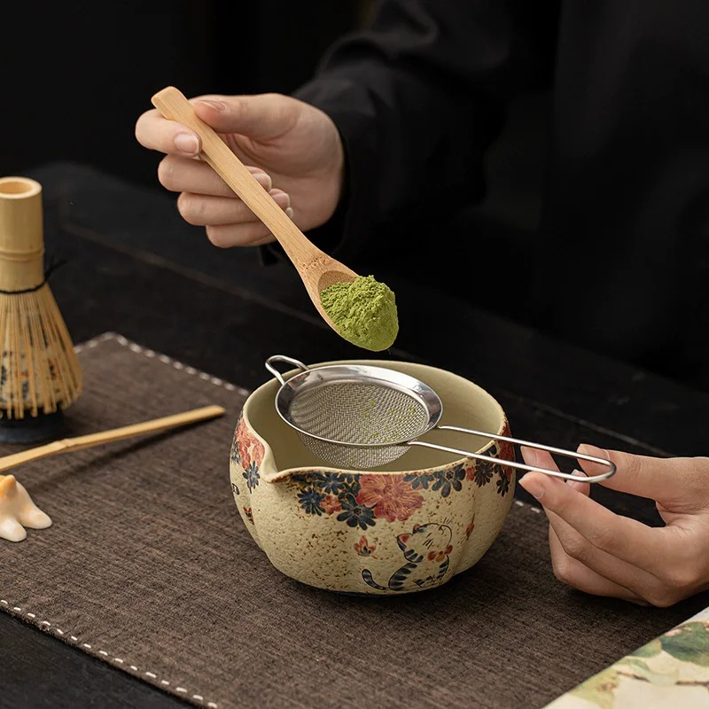 8PCS Japanese Flint red Matcha - đánh giá và giá Matcha Bowl Chawan